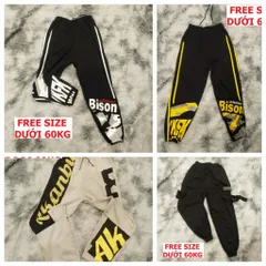 Quần Jogger Thể Thao Unisex Dưới 60kg - Thoáng Mát, Dễ Phối Đồ, Phù Hợp Tập Gym và Các Hoạt Động Thể Thao Khác