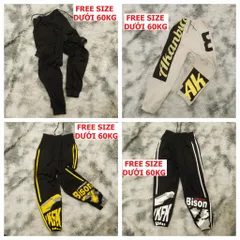 Quần Jogger Thể Thao Unisex Dành Cho Nam Nữ - Phong Cách Trẻ Trung, Thoải Mái Tập Gym, FREESIZE Dưới 60kg, Xả Lỗ Hot!