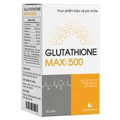 Viên Uống Hỗ Trợ Làm Đẹp Da Glutathione Maxx 500 - Chống Oxy Hóa, Trẻ Hóa Làn Da, Bổ Sung Vitamin C & E, Hàng Nhập Khẩu E&S Việt Nam