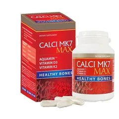 Viên uống Canxi Mk7 Max - Bổ sung Canxi từ Tảo Biển Đỏ, Vitamin D3 và K2 Hỗ Trợ Sức Khỏe Xương Chắc Khỏe