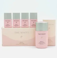 Bộ Kem Chống Nắng Whoo Hồng Gongjinhyang Soo Vital Hydrating SPF50+ PA+++ 60ml tặng 4 tuýp mini 13ml - Dưỡng ẩm và bảo vệ da tối ưu