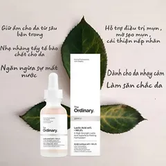 Tinh Chất Tẩy Tế Bào Chết & Cấp Nước The Ordinary Lactic Acid 10% + HA 30ml - Serum Dưỡng Da Chống Lão Hóa, Cấp Ẩm Tối Ưu