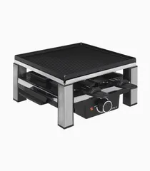 Bếp Nướng Điện Exquisit Raclette 4010 - Thiết Bị Nấu Raclette Dễ Vệ Sinh Cho 4 Người, Công Suất 900 Watt