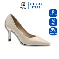 Giày Cao Gót Nữ Sang Trọng - Phong Cách Pháp Mũi Nhọn, Gót Nhọn, Thời Trang Cao Cấp, Màu Đen, Be, Nude, Size 34-40