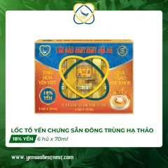 Yến Chưng Đông Trùng Hạ Thảo 70ml - Tổ Yến Giàu Dinh Dưỡng, Tăng Cường Sức Khỏe, Cải Thiện Giấc Ngủ, Yến Sào Bestnest Hội An