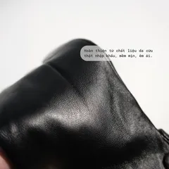 Găng Tay Da Cừu MINI MO GCN-01.1 – Găng Tay Lót Lông Ấm Áp, Chống Nước, Phong Cách Nam Tính, Mùa Đông Thanh Lịch
