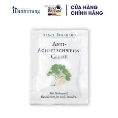 Kem khử mùi nách Sanct Bernhard 15ml - Giảm mồ hôi, khử mùi hiệu quả tới 72 giờ, tinh dầu tràm trà và chiết xuất thiên nhiên
