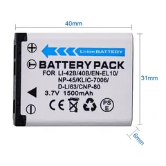 Pin Máy Ảnh Li-40B, Li-42B, EN-EL10, D-Li63, CNP-80, FNP-45 - Tương Thích CASIO, NIKON, PENTAX - Pin Lithium Tối Ưu Chụp Ảnh Hàng Ngày