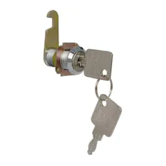 Khóa Tủ Cốp Chìa Vuông HAMMERED 103-30-3F - Hợp Kim Mạ Chrome cho Ngăn Kéo và Đồ Nội Thất