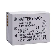 Pin Máy Ảnh Lithium Canon NB-7L (NB7L) - Tương Thích Powershot G10, G11, G12, SX30IS, PC1305 - Dung Lượng Tin Cậy 7.4V