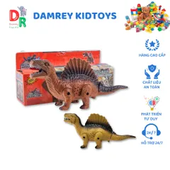 Đồ Chơi Mô Hình Khủng Long Cho Bé - T-Rex Di Chuyển, Âm Thanh, Đèn - Đồ Chơi Giáo Dục và Giải Trí Cho Trẻ Em Từ 3 Tuổi