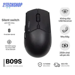 Chuột Không Dây Gaming Fuhlen B09S - Ergonomic Design, Kết Nối 2.4GHz, DPI 4000, Chuột Chơi Game Chính Hãng, Tiết Kiệm Năng Lượng