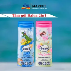 Sữa Tắm Gội Balea Kids 2in1 - Độ ẩm Pro-Vitamin B5, Dịu Nhẹ Từ Thiên Nhiên, An Toàn Cho Da Nhạy Cảm - Sản Phẩm Đức 300ml