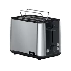Máy Nướng Bánh Mì Braun HT1510BK - 900W, 8 Mức Nhiệt Độ, Tự Động Điều Chỉnh, Chất Liệu An Toàn, Tiện Dụng cho Bữa Sáng