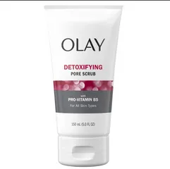 Sữa Rửa Mặt Olay Regenerist 150ml - Detoxifying Pore Scrub Hỗ Trợ Làm Sạch Sâu, Ngăn Ngừa Mụn, Phù Hợp Với Da Dầu và Hỗn Hợp