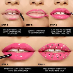 Son Kem Lì 2 Đầu Nyx Shine Loud High Shine Lip Colour 3.4 mL Siêu Bền Lâu Trôi