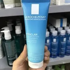 [8/25] Sữa Rửa Mặt La Roche-Posay Effaclar Deep Cleansing Foaming Cream Tạo Bọt Làm Sạch Dành Cho Da Dầu Nhạy Cảm 125ML