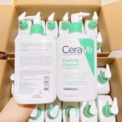 (Chính hãng) Sữa Rửa Mặt CeraVe Foaming Cleanser 236ml - Sạch Sâu Dành Cho Da Thường Đến Da Dầu, Giữ Ẩm & Bảo Vệ Da