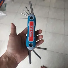 Bộ Lục Giác Xếp 8 Chi Tiết Total THT1061826 - Thép CR-V Chống Gỉ, Thiết Kế Gập Gọn Tiện Lợi Dùng Lắp Ráp Ô Tô Máy Móc