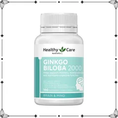 Healthy Care Ginkgo Biloba 2000mg 100 viên - Viên Uống Hỗ Trợ Tuần Hoàn Máu Não - DiiHangMyUc.