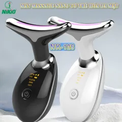 Máy massage nâng cơ mặt Nikio NK-126 - Công nghệ điện di EMS, rung nóng và ánh sáng IPL