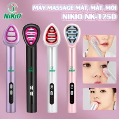 Máy Massage Mặt Nikio NK-125D - Thiết Bị Chăm Sóc Da Đa Năng Với Công Nghệ EMS, IPL, Nhiệt Nóng Và Rung, Giảm Quầng Thâm Mắt