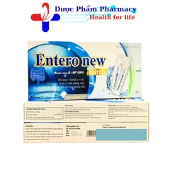 Men vi sinh Entero New - Bổ sung 2 tỷ lợi khuẩn hỗ trợ tiêu hóa - Hộp 20 ống x 10ml, giảm rối loạn đường ruột