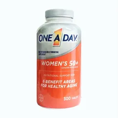 One A Day Women's 50+ Multivitamin - Vitamin Tổng Hợp Dinh Dưỡng Cho Phụ Nữ - Bổ Sung Năng Lượng và Sức Khỏe Tim Mạch, 300 Viên