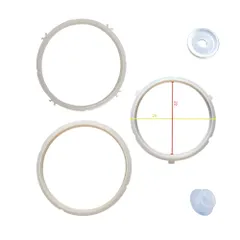 Gioăng Nắp Nồi Áp Suất Điện SUNHOUSE 22cm - Linh Kiện Chính Hãng cho Nồi SH1550, SHD1752, SHD1755, SHD1756, SHD1669