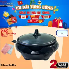 Nồi Lẩu Điện Đa Năng LocknLock EJP331BLK 5L - Nồi Điện Mini EJP316BLK 1.2L và EJP156MIT 2L - Tiết Kiệm Điện, Đa Chức Năng