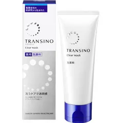 Sữa Rửa Mặt Transino Clear Wash Ex 100GR - Dưỡng Da Sáng Mịn, Chống Lão Hóa, Nhập Khẩu Nhật Bản