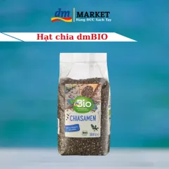 Hạt Chia Hữu Cơ DM BIO 300g - Dinh Dưỡng Tốt Cho Trẻ Em và Người Lớn, Omega-3, Chất Xơ Cao, Tăng Cường Sức Khỏe Chống Lão Hóa