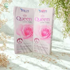 Dung Dịch Vệ Sinh Phụ Nữ Queen Love Yalla 150ml - Kháng Khuẩn, Cân Bằng pH, Ngăn Ngừa Viêm Nhiễm, Dịu Nhẹ, Thoải Mái