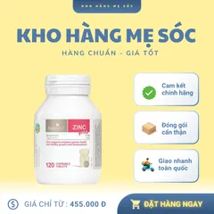 Viên bổ sung kẽm cho bé Bio Island ZINC 120 viên của Úc - MẸ SÓC