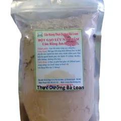 Bột Gạo Lứt Giảm Cân 1kg Thực Dưỡng Bà Loan - Giàu Dinh Dưỡng, Giúp Kiểm Soát Cân Nặng và Đường Huyết