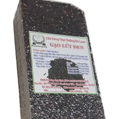 Gạo Lứt Đen 1kg Thực Dưỡng Bà Loan - Ngũ Cốc Hữu Cơ Giàu Dinh Dưỡng, Hỗ Trợ Giảm Cân và Tốt Cho Sức Khỏe