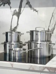 Bộ Nồi Inox Zwilling Vitality 5 Món - An Toàn, Chắc Chắn, Dùng Cho Tất Cả Các Loại Bếp và Lò Nướng, Xuất Xứ Đức