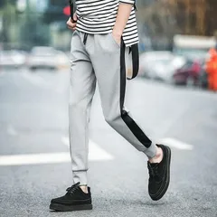 Quần Jogger Thể Thao Nam - Xám Kẻ Đen, Chất Liệu Nỉ Mát, Thoải Mái, Dễ Phối Đồ, Phong Cách Unisex, Tập Gym, Đi Dạo