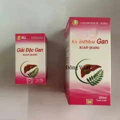 Giải Độc Gan Xuân Quang - Hỗ Trợ Mẫn Ngứa, Dị Ứng, Mát Gan, Giải Quyết Rối Loạn Chức Năng Gan 50g Hoàn Cứng