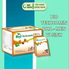 BIO TECHCOMIN DHA - Bổ Sung Men Vi Sinh Hỗ Trợ Tiêu Hóa, Tăng Cường Dinh Dưỡng Cho Trẻ, Hộp 30 Gói x 3g