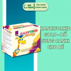 Thực Phẩm Chức Năng Canciforkid Gold - Bổ Sung Canxi Cho Bé, Phát Triển Chiều Cao, Ngăn Ngừa Loãng Xương, Hỗ Trợ Tăng Cường sức Khỏe