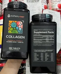 Viên Uống Collagen Youtheory Men's 390 Viên - Hỗ Trợ Đẹp Da, Tăng Cường Sức Khỏe & Sinh Lý Nam Giới - Sản Phẩm Nhập Khẩu Mỹ