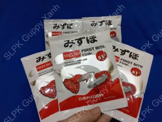 Cám Mizuho FIRST BITE 50g - Thức Ăn Cao Cấp Cho Cá Guppy và Betta, Giúp Cá Khỏe Mạnh và Phát Triển Nhanh Chóng