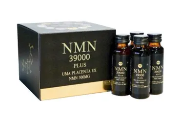Nước Uống Dưỡng Da 39000 Plus UMA Placenta EX - Tái Tạo Da & Trẻ Hóa Cơ Thể - Hộp 10 Chai 500mg Nhật Bản