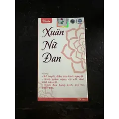 Viên Uống Xuân Nữ Đan Điều Hòa Kinh Nguyệt - Bổ Huyết, Giảm Đau Bụng Kinh (Hộp 30 Viên) Thực Phẩm Chức Năng Cho Phụ Nữ