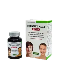 Viên Uống Thanh Nhiệt Teenmax Naga Extra - Giảm Mụn Trứng Cá, Hỗ Trợ Mát Gan, Giải Độc, 30 Viên Sản Phẩm Chức Năng