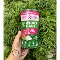 Đường Cỏ Ngọt Hữu Cơ Whole Earth Stevia Leaf 350g - Sản Phẩm Kiêng Đường Dành Cho Người Ăn Kiêng, Người Tiểu Đường