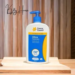 Kem chống nắng Cancer Council Ultra SPF 50+ - Bảo vệ da mạnh mẽ, chống nước, phù hợp cho hoạt động ngoài trời và chăm sóc da.