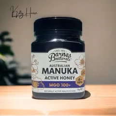 Mật Ong Manuka Health Barnes NPA6+ 1kg - Chất Lượng Úc, Tăng Cường Sức Đề Kháng, Dinh Dưỡng Tự Nhiên cho Người Lớn và Trẻ Em