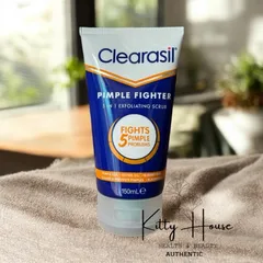 Sữa Rửa Mặt Tẩy Tế Bào Chết Clearasil Pimple Fighter 5 Trong 1 Chống Mụn 150ml - Làm Sạch Da, Ngăn Ngừa Mụn Tối Ưu
